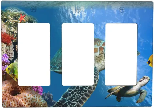 Vista 27 de Cubiertas de Placa de Pared Dúplex Individual Bosque Otoñal Hojas de Arce, Cubierta de Interruptor de Luz 1 Gang, Placa de Salida Decorativa