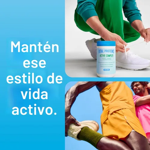 Vista 9 de Vital Proteins® Active Complex, 20g de péptidos de colágeno, mejora la comodidad articular, apoya el movimiento y la movilidad