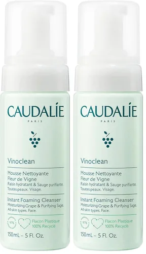 Vista 9 de Caudalie Vinoclean Gentle Instant Foaming Facial Cleanser for All Skin Types