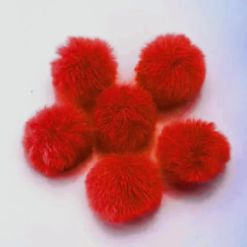 Vista 3 de MIUPOO Bolas de pompones para manualidades, accesorio de disfraz de pompones, bolas de pompones para artes y decoración de manualidades creativas