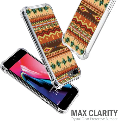 Vista 2 de CasesOnDeck - Funda compatible con Apple iPhone 8 Plus iPhone 7 Plus (5.5 pulgadas) iPhone 8 Plus, funda de poliuretano termoplástico flexible