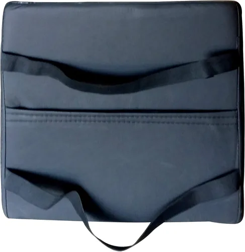 Vista 2 de ALLBrand Coche Camión Oficina, Silla de cuero sintético Almohada de apoyo lumbar Forma de memoria Cojín de espalda (negro)