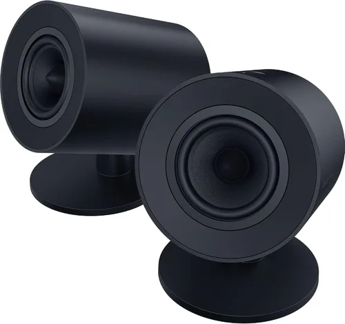 Razer Nommo V2 X - Altavoces para juegos de PC de rango completo 2.0: THX Spatial Audio - Puertos de graves orientados hacia atrás - Dos