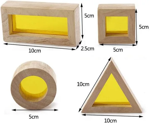 Vista 8 de BOHS Bloques sensoriales arcoíris (24 piezas) – Juguetes de madera para regalo de niños pequeños – Juega en mesa de luz/ventana soleada