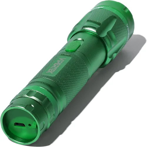 Vista 5 de VIPERTEK VTS-T03 Aluminum Series 999,000,000 pistola paralizante de alta potencia, recargable, con linterna LED táctica, color verde