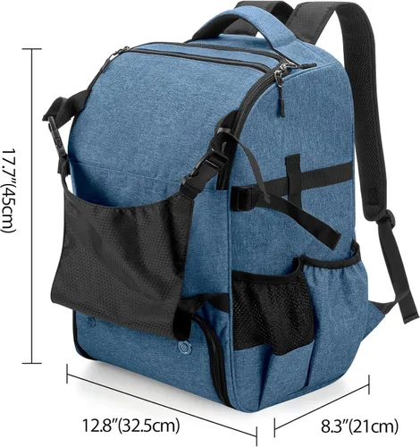 Vista 6 de DSLEAF Baseball Backpack for 4 Bats, Softball Bag with External Helmet Holder and Separate Shoe Space Up to US Mens 13