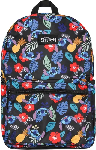 Vista 2 de Disney Lilo & Stitch Tropical Leaves Pineapple Mochila de viaje para portátil de 17 pulgadas