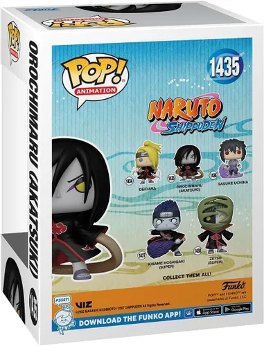 Vista 3 de POP Naruto Shippuden - Figura de vinilo Funko de Orochimaru (Akatsuki) (paquete con funda protectora de caja compatible), multicolor, 3.75 pulgadas