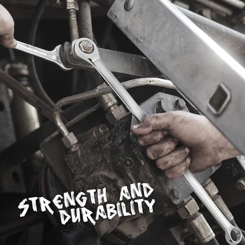 Vista 9 de HORUSDY Juego de llaves de trinquete extralargas de 9 piezas, juego de llaves de extremo de caja doble con bolsa de herramientas y caja, métricas