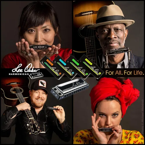 Vista 7 de Lee Oskar Armónica, Clave Mayor de A