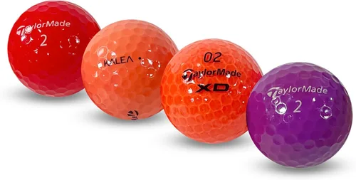 Vista 3 de Usado y reciclado para Taylormade Mix Near Mint 4A (blanco y amarillo) (24 y 48) pelotas de golf bolsa de malla incluida