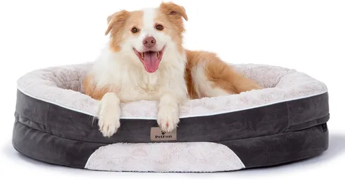 Vista 8 de Cama ortopédica para perros grandes - Gran sofá para perros lavable grande, sofá de espuma de apoyo para mascotas con funda extraíble y lavable