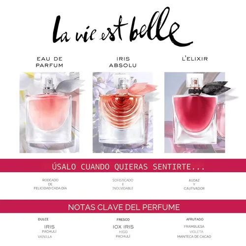 Vista 7 de Lancôme La Vie Est Belle Eau de Parfum - Fragancia de larga duración con notas de iris, pachulí terroso, vainilla cálida y azúcar hilado, perfume