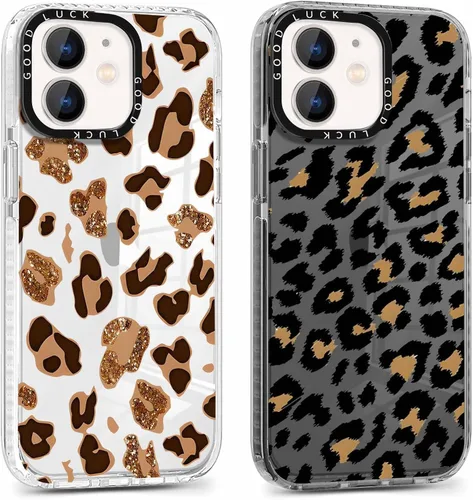 Vista 22 de Paquete de 2 Fundas con Estampado de Chiita para Apple iPhone 7/8/iPhone SE 2020/2022, de 4.7 Pulgadas, Funda Transparente Linda Coquette