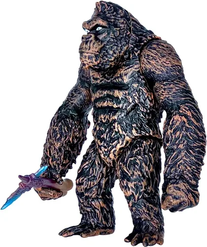 Vista 5 de TwCare King Kong with Ax vs Godzilla - Figura de acción de 6.5 pulgadas, modo de lucha Gorilla Ape, serie de películas sólidas