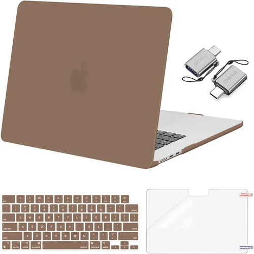 Vista 24 de MOSISO Compatible con MacBook Air de 15 pulgadas M5 2026 M4 2025 M3 M2 2024 2023 A3448 A3241 A3114 A2941, carcasa dura, cubierta de teclado