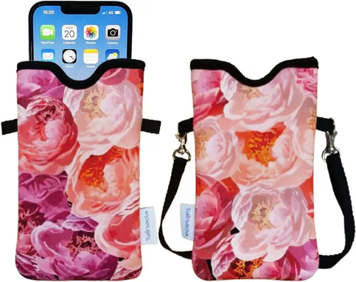 Vista 133 de Tainada Funda Estuche Bolsa de Neopreno para Teléfono para Hombres y Mujeres con Correa Cruzada/Cordón para el Cuello para iPhone 17/16/15 Pro Max