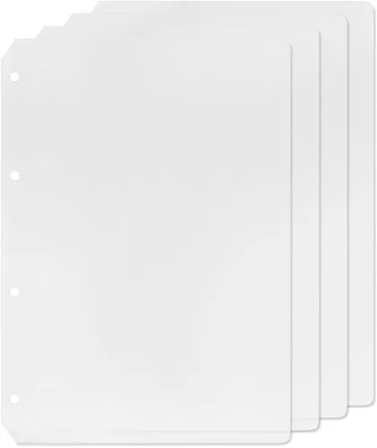 Vista 44 de Paquete de 6 carpetas A6 con 6 agujeros con cremallera, carpetas de plástico con cremallera, impermeables, 6 agujeros, con cremallera, bolsas