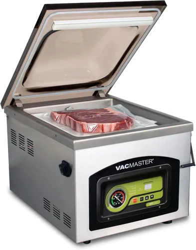 Vista 9 de VacMaster Sellador al vacío de cámara comercial VP220 para Sous Vide, líquidos, polvos, almacenamiento de alimentos, 110 V, bomba de aire sin