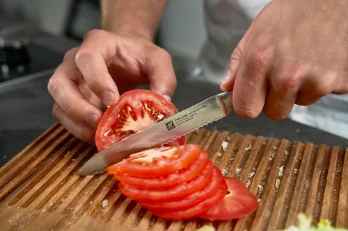 Vista 3 de Zwilling Cuchillo multiusos Four Stars, plata/negro