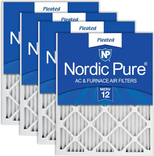 Vista 59 de Filtro de horno de aire acondicionado, caja de 6, de Nordic Pure Merv 12., 18x30x1M12-6