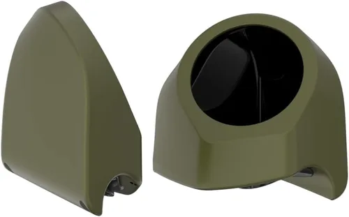 Vista 684 de Advanblack Alpine Green Tour Pack - Paquete de altavoces de 6.5 pulgadas, carcasa de audio trasera, color a juego, ajuste Harley King Tour Pack