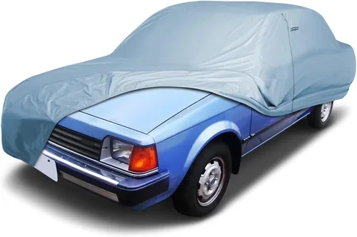 Vista 54 de iCarCover Funda de automóvil personalizada de alta calidad para Mazda 1200 1970, resistente, impermeable, para todo tipo de clima, lluvia, nieve