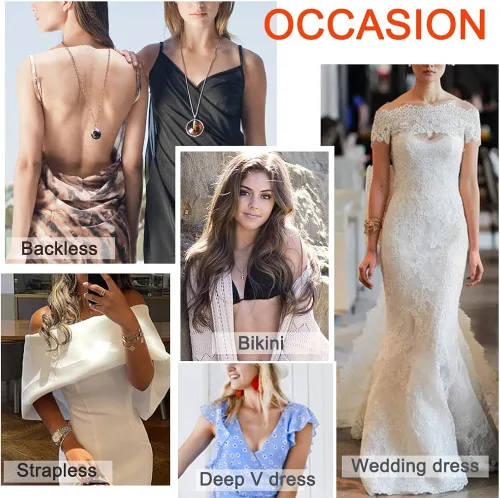 Vista 6 de Dealswin Nippleless Covers 5.1inch Silicone Reusable Breast Lift Pasties for A-D Cup