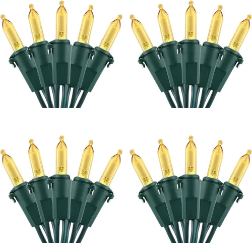 Vista 12 de Brizled Luces de Navidad, 33 pies, 100 LED Conectables de Extremo a Extremo, Mini Luces de Cadena de Navidad, 120V Certificadas UL, Blanco Frío, Luz