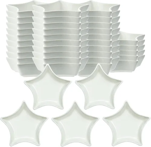 Vista 24 de SOCOSY Plato de cerámica multiusos en forma de corazón, platos para condimentos, cuenco para sushi, aperitivo, platos para servir platillos