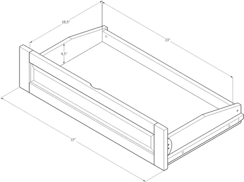 Vista 5 de Kodiak Furniture - Juego de futón, blanco, Madera Tela, Canadá