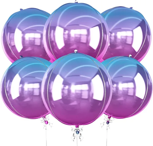 Vista 47 de 12 globos redondos de aluminio blanco crema, globos de 22 pulgadas y 10 pulgadas 4D de Mylar marfil de helio 4D, color beige, blanco arena