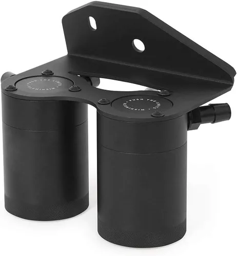 Vista 2 de Mishimoto MMBCC-F27T-18SBE Kit de latas de aceite desconcertado, compatible con Ford F-150 2.7L EcoBoost 2018-2020