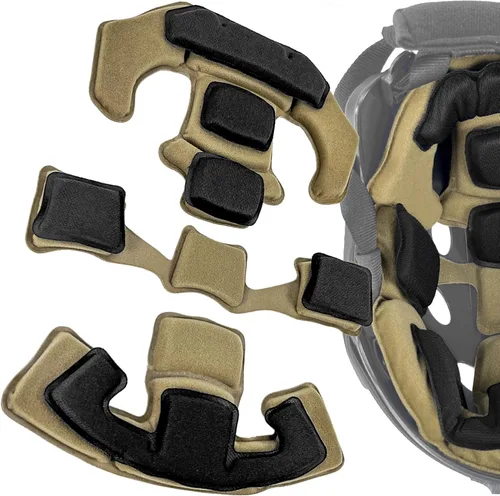 Vista 11 de Universal, táctico, para aire comprimido al aire libre, combate interno, almohadilla de espuma de memoria, almohadillas de recambio, insertos