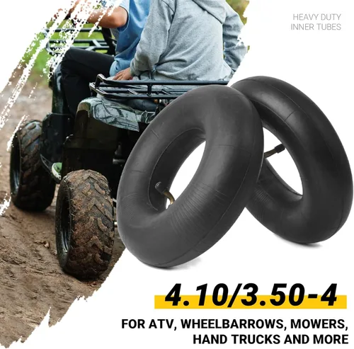 Vista 2 de AR-Pro - Tubo interior de repuesto resistente con válvula recta TR-13 (2 unidades) para carretillas, podadora, carrito del mandado y más