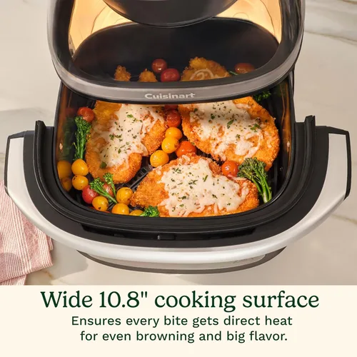 Vista 7 de Cuisinart Large 9-Quart Basket Air Fryer with ClearView Window, Digital Control Panel, 5 Functions, 3 Air Fry Presets, 2 Custom Presets, Easy Clean