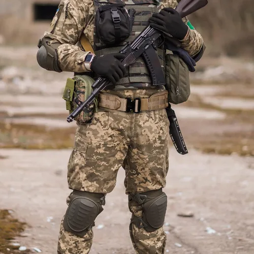 Vista 9 de Tactical Belt with Buckle Molle Belt Security Utility Belt with Pouch Heavy Duty Battle Belt with Premium Pouch