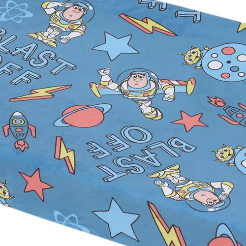 Vista 3 de Disney Toy Story Buzz Lightyear - Funda para cambiador contorneada azul y naranja