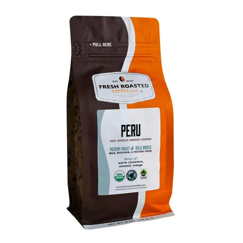 Vista 34 de Fresh Roasted Coffee, Supremo colombiano oscuro, 2 libras (32 onzas), tostado medio oscuro, Kosher, molido