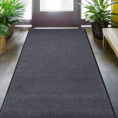 Vista 54 de LuxUrux Tapete de goma duradero para puerta, resistente, interior/exterior, fácil de limpiar, impermeable, patio, garaje, tapete comercial