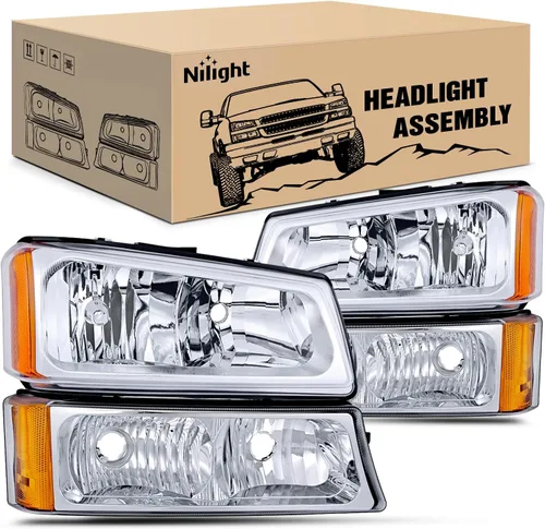 Vista 9 de Nilight Conjunto de luz trasera compatible con Chevy Silverado 1500 1500HD 2500 2500HD 2500 2500HD 3500 2007 Chevrolet Classic OE Style lámpara Lado