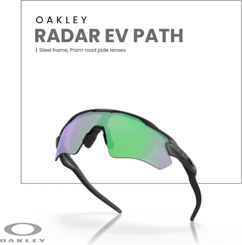 Vista 5 de Oakley Radar EV Path OO9208 - Gafas de sol para hombre, correa y kit de cuidado iWear de diseñador