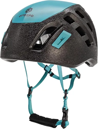 Casco de escalada en roca para adulto, casco ligero ajustable para escalada de árboles en roca trabajo en altura