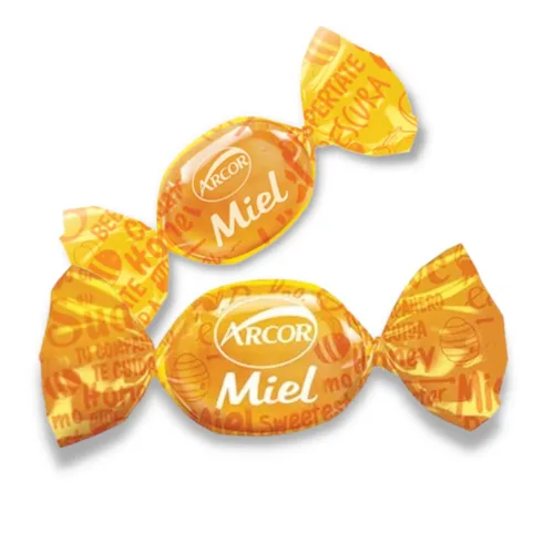 Vista 4 de Arcor Miel Bon Bon Bon - Caramelos duros rellenos de miel – Caramelos a granel envueltos individualmente (paquete de 7.05 oz)