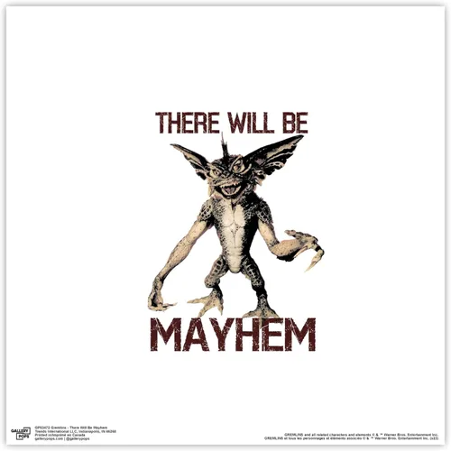 Vista 9 de Trends International Gallery Pops Gremlins - There Will Be Mayhem - Arte de pared, versión enmarcada negra, 12 x 12 pulgadas