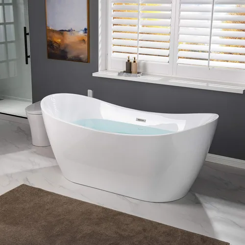 Vista 4 de WOODBRIDGE BTA1515-B/N-Drain &O + Pillow BAÑERA, con secado de níquel cepillado