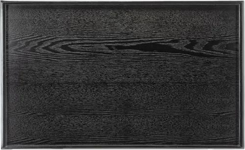 Vista 10 de Bandeja extra grande de madera maciza de 16 x 11 pulgadas para servir té, mesa de café, aperitivos, comidas, plato de servir, cocina, fiesta, bar