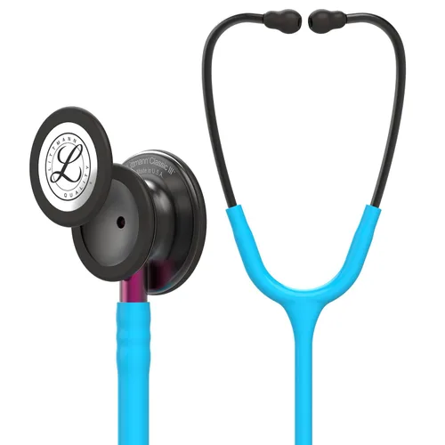 Vista 13 de 3M Littmann Classic III - Estetoscopio de monitoreo, 5803, más de 2 veces más fuerte, pesa menos, pieza torácica de acero inoxidable con acabado