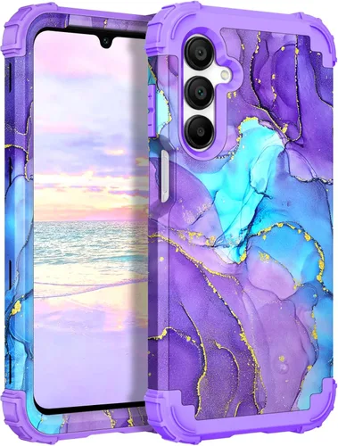 Vista 58 de Hocase Funda para Galaxy A13 5G, resistente a los golpes, protección de goma de silicona suave, funda protectora híbrida de plástico duro