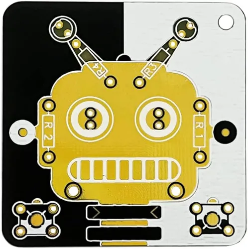 Vista 3 de 2 juegos de proyectos de práctica de soldadura, kits de electrónica, placas de circuito, placa de entrenamiento con batería para principiantes